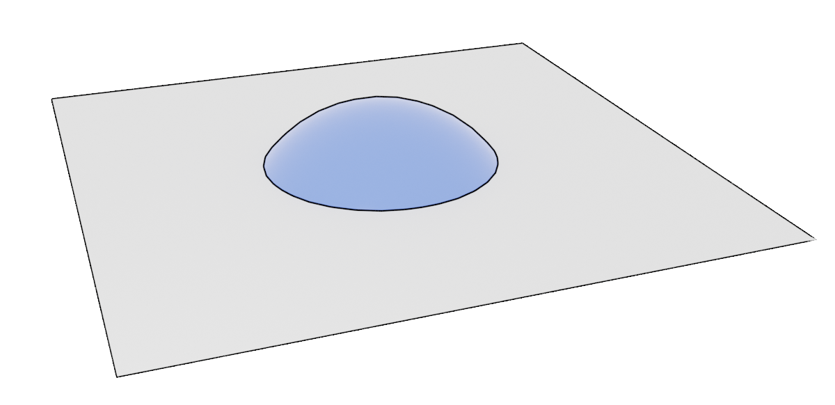 Precipitate shape on a grain boundary